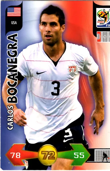 Carlos Bocanegra card #340 - Panini Adrenalyn XL 2010 FIFA World Cup (SA Edition)