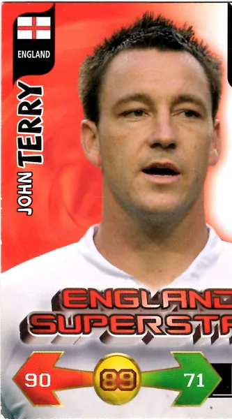 John Terry card #106 - Panini Adrenalyn XL 2010 FIFA World Cup (UK Edition)