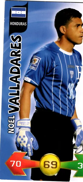 Noel Valladares card #198 - Panini Adrenalyn XL 2010 FIFA World Cup (UK Edition)