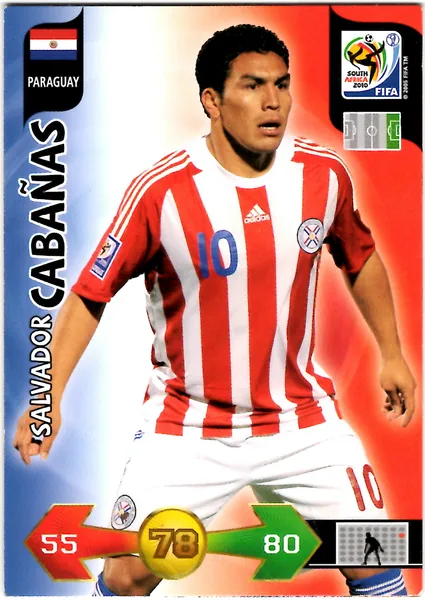 Salvador Cabanas card #269 - Panini Adrenalyn XL 2010 FIFA World Cup (UK Edition)