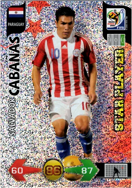 Salvador Cabanas card #272 - Panini Adrenalyn XL 2010 FIFA World Cup (UK Edition)