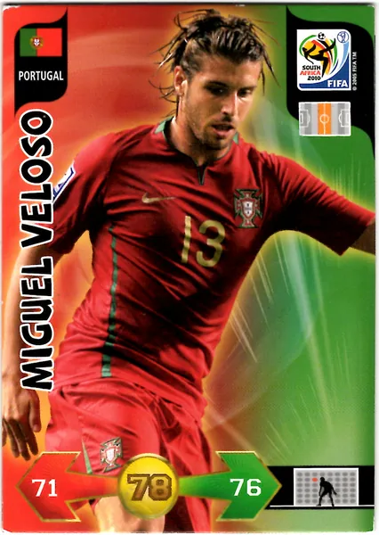 Miguel Veloso card #281 - Panini Adrenalyn XL 2010 FIFA World Cup (UK Edition)