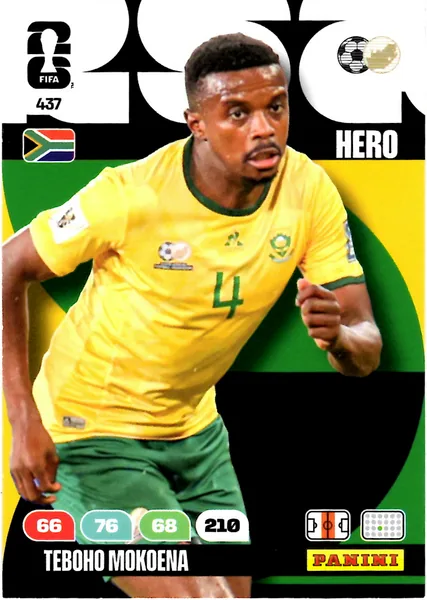 Teboho Mokoena card #437 - Panini Adrenalyn XL FIFA World Cup 2026