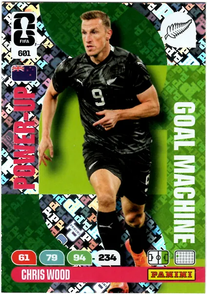 Chris Wood card #601 - Panini Adrenalyn XL FIFA World Cup 2026