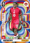 Jonathan David card #LE017 - Panini Adrenalyn XL FIFA World Cup 2026