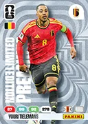 Youri Tielemans card #LEP01 - Panini Adrenalyn XL FIFA World Cup 2026