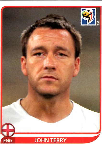 John Terry sticker #185 - Panini FIFA World Cup 2010 South Africa