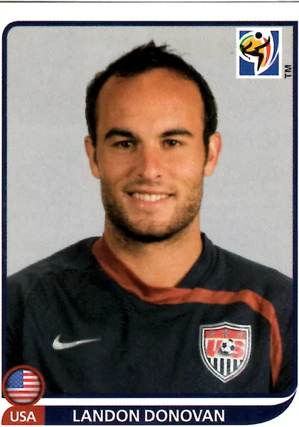 Landon Donovan sticker #218 - Panini FIFA World Cup 2010 South Africa