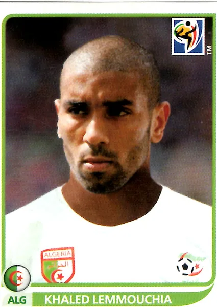 Khaled Lemmouchia sticker #231 - Panini FIFA World Cup 2010 South Africa