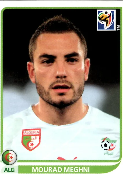 Mourad Meghni sticker #233 - Panini FIFA World Cup 2010 South Africa