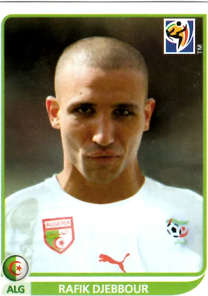 Rafik Djebbour sticker #238 - Panini FIFA World Cup 2010 South Africa