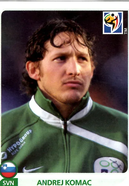 Andrej Komac sticker #250 - Panini FIFA World Cup 2010 South Africa