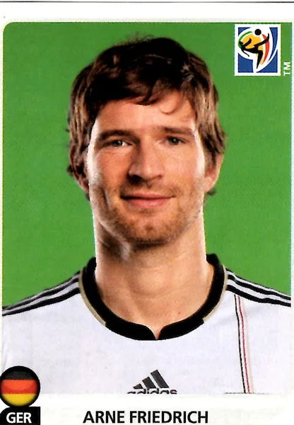 Arne Friedrich sticker #266 - Panini FIFA World Cup 2010 South Africa