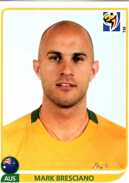 Mark Bresciano sticker #289 - Panini FIFA World Cup 2010 South Africa