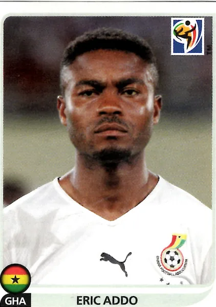 Eric Addo sticker #320 - Panini FIFA World Cup 2010 South Africa