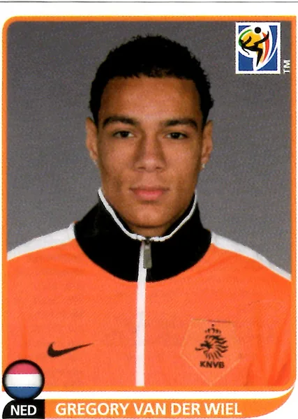 Gregory Van Der Wiel sticker #341 - Panini FIFA World Cup 2010 South Africa