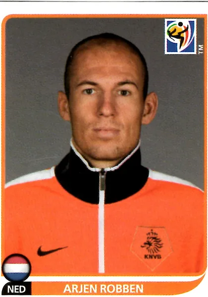 Arjen Robben sticker #348 - Panini FIFA World Cup 2010 South Africa