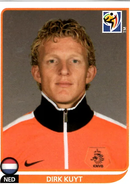 Dirk Kuyt sticker #351 - Panini FIFA World Cup 2010 South Africa