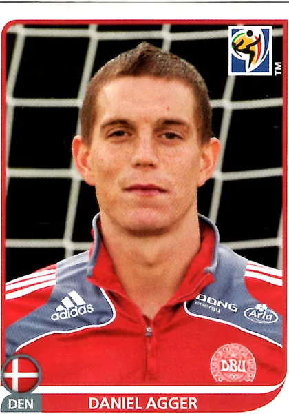 Daniel Agger sticker #356 - Panini FIFA World Cup 2010 South Africa