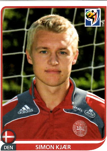 Simon Kjaer sticker #358 - Panini FIFA World Cup 2010 South Africa
