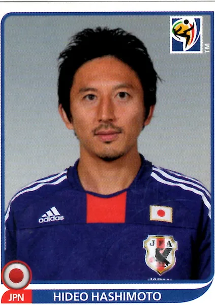 Hideo Hashimoto sticker #382 - Panini FIFA World Cup 2010 South Africa