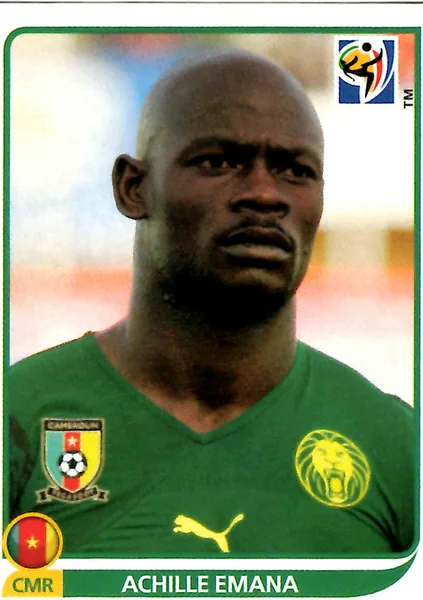 Achille Emana sticker #403 - Panini FIFA World Cup 2010 South Africa