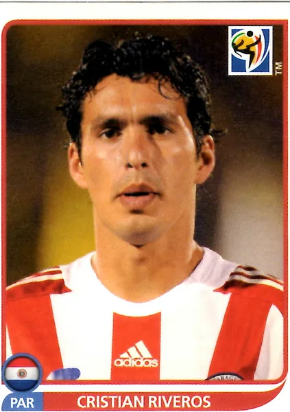 Cristian Riveros sticker #439 - Panini FIFA World Cup 2010 South Africa
