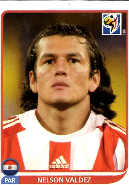 Nelson Valdez sticker #445 - Panini FIFA World Cup 2010 South Africa