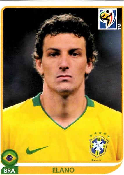 Elano sticker #498 - Panini FIFA World Cup 2010 South Africa