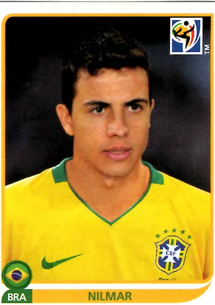Nilmar sticker #502 - Panini FIFA World Cup 2010 South Africa