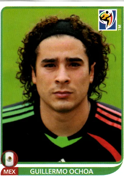 Guillermo Ochoa sticker #51 - Panini FIFA World Cup 2010 South Africa