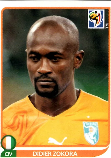Didier Zokora sticker #535 - Panini FIFA World Cup 2010 South Africa