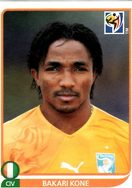 Bakari Kone sticker #540 - Panini FIFA World Cup 2010 South Africa
