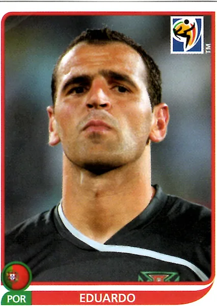 Eduardo sticker #545 - Panini FIFA World Cup 2010 South Africa