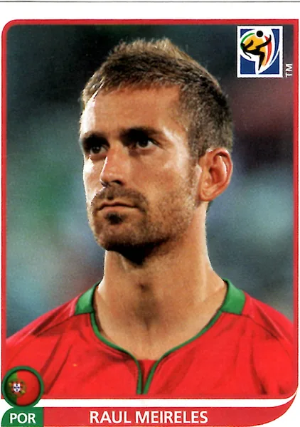 Raul Meireles sticker #553 - Panini FIFA World Cup 2010 South Africa