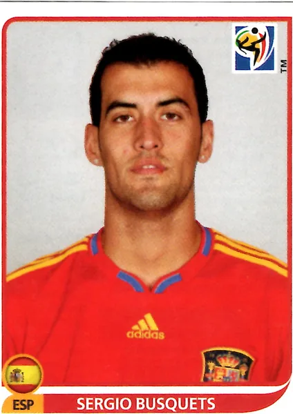 Sergio Busquets sticker #571 - Panini FIFA World Cup 2010 South Africa