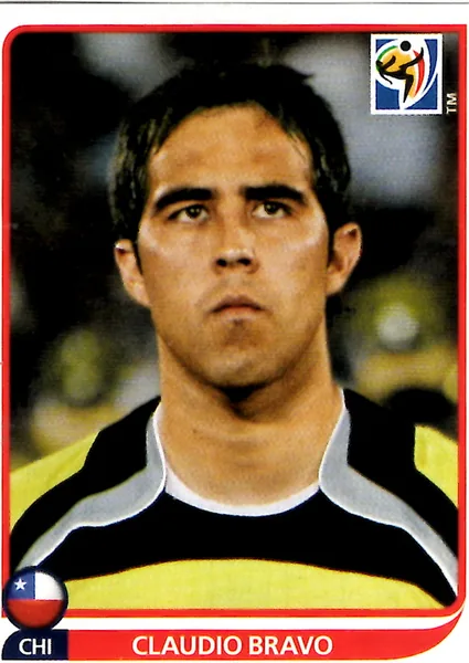Claudio Bravo sticker #621 - Panini FIFA World Cup 2010 South Africa