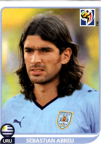 Sebastian Abreu sticker #86 - Panini FIFA World Cup 2010 South Africa