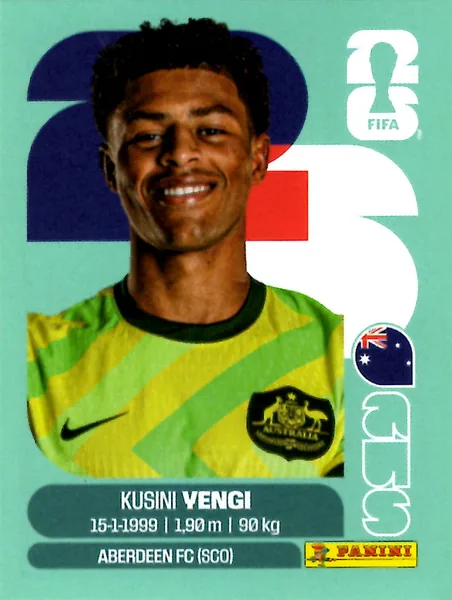 Kusini Yengi sticker #AUS18 - Panini FIFA World Cup 2026