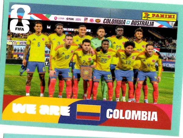 Team - Colombia sticker #COL13 - Panini FIFA World Cup 2026
