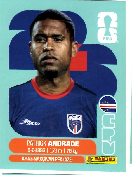 Patrick Andrade sticker #CPV11 - Panini FIFA World Cup 2026