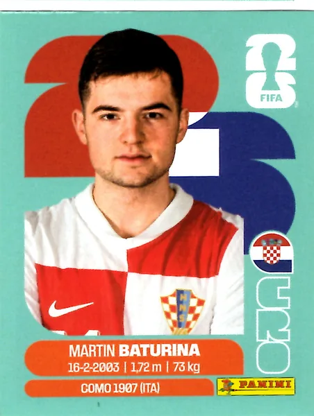 Martin Baturina sticker #CRO11 - Panini FIFA World Cup 2026