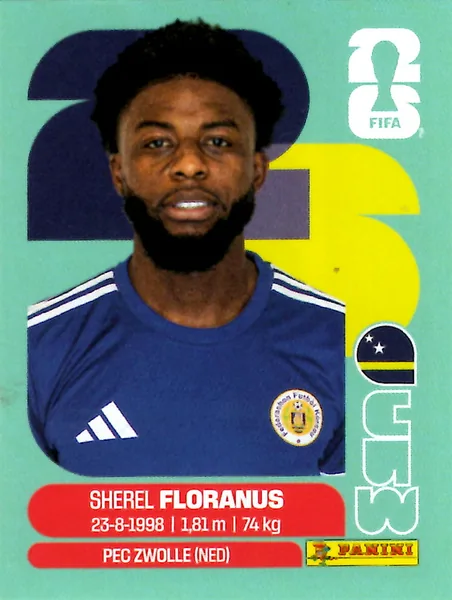 Sherel Floranus sticker #CUW4 - Panini FIFA World Cup 2026
