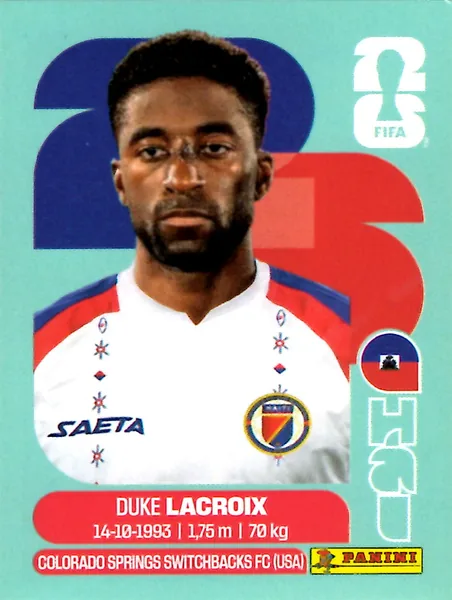 Duke Lacroix sticker #HAI7 - Panini FIFA World Cup 2026
