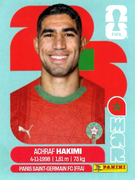 Achraf Hakimi sticker #MAR4 - Panini FIFA World Cup 2026