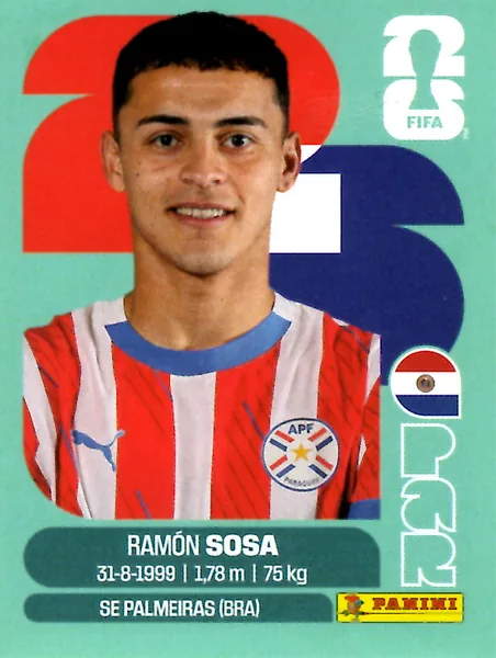 Ramón Sosa sticker #PAR18 - Panini FIFA World Cup 2026