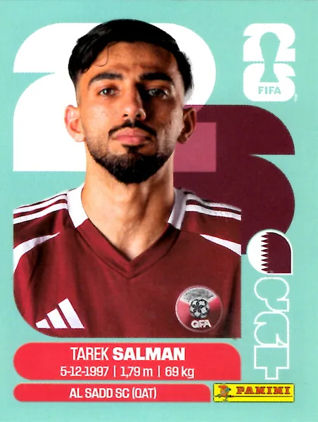 Tarek Salman sticker #QAT8 - Panini FIFA World Cup 2026