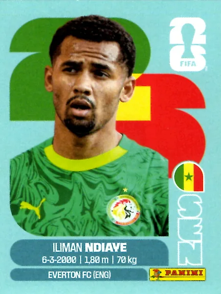 Iliman Ndiaye sticker #SEN18 - Panini FIFA World Cup 2026