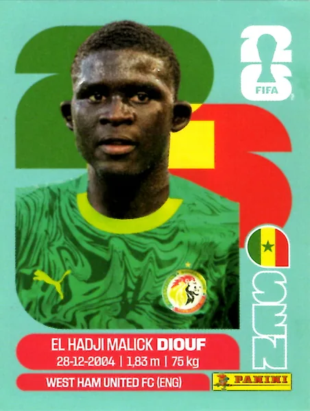 El Hadji Malick Diouf sticker #SEN7 - Panini FIFA World Cup 2026