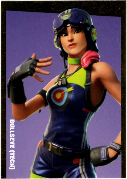 Bullseye (tech) 1 sticker #181 - Panini Fortnite Golden Frame Series